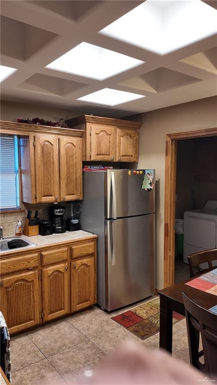 191 Teodora Drive Rio Grande City, TX 78582 - Photo 16 of 45 a kitchen with stainless steel appliances a refrigerator and a sink