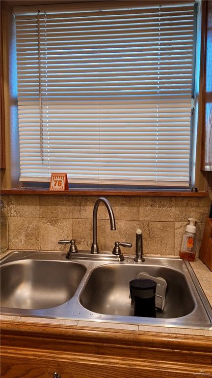 191 Teodora Drive Rio Grande City, TX 78582 - Photo 18 of 45 a view of a kitchen counter top a sink and cabinets