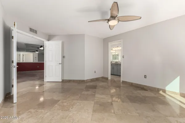 a view of an empty room