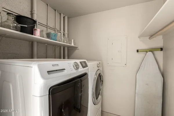 a view of outdoor space with seating area