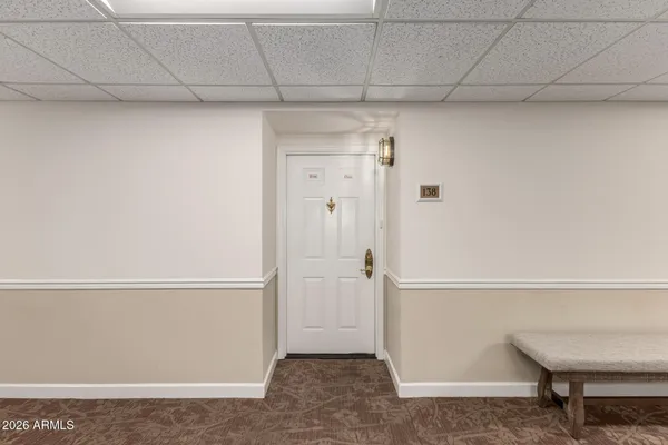 a view of an empty room