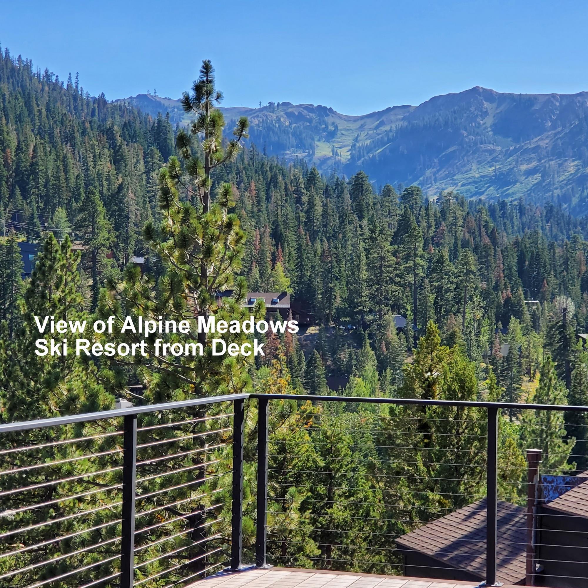 1423 Juniper Mountain Road Alpine Meadows, CA 96146 - Photo 8 of 8 a view of a city from a balcony