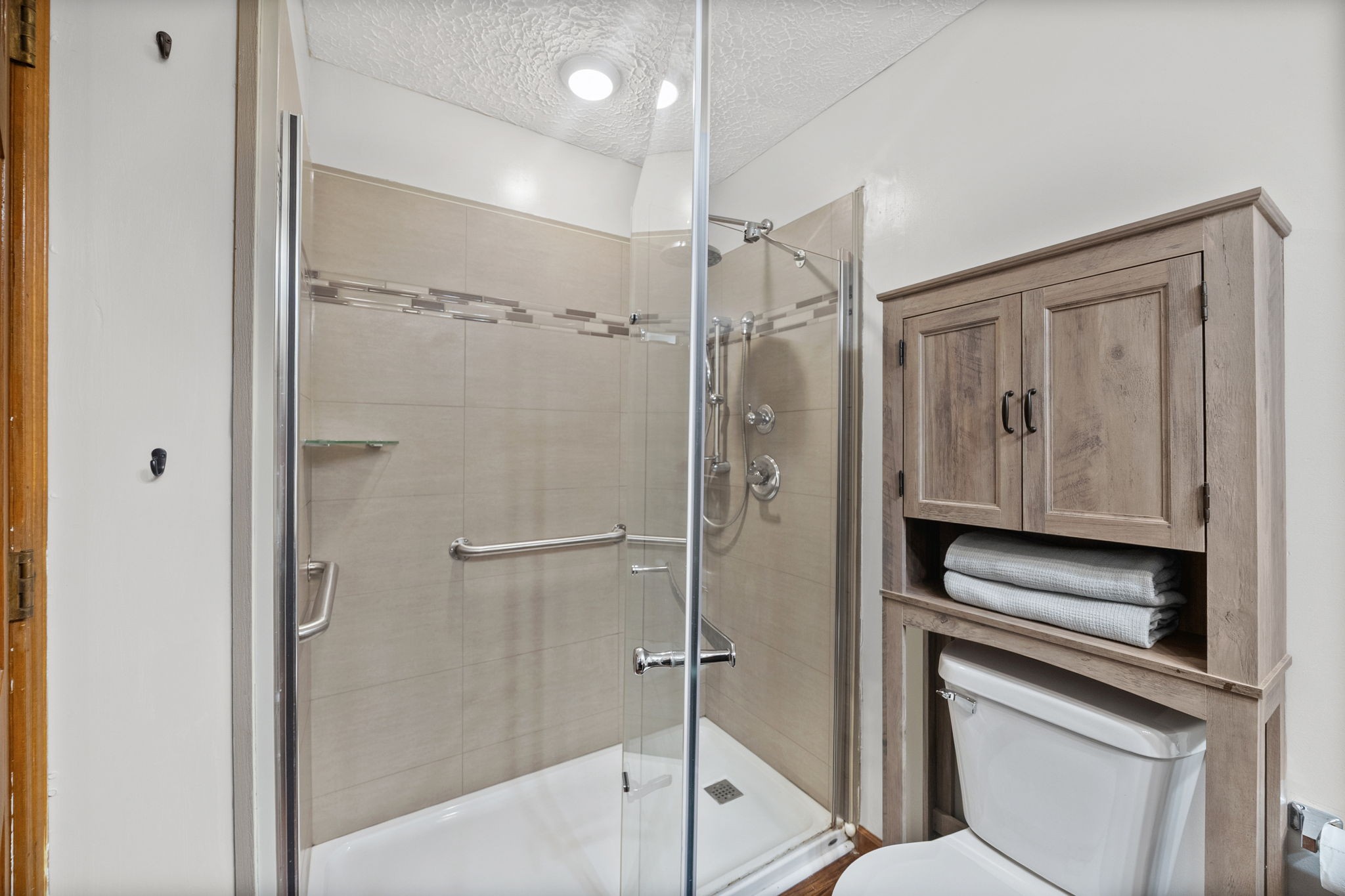3801 Allegre Road Elkton, KY 42220 - Photo 18 of 36 a bathroom with a shower sink and mirror