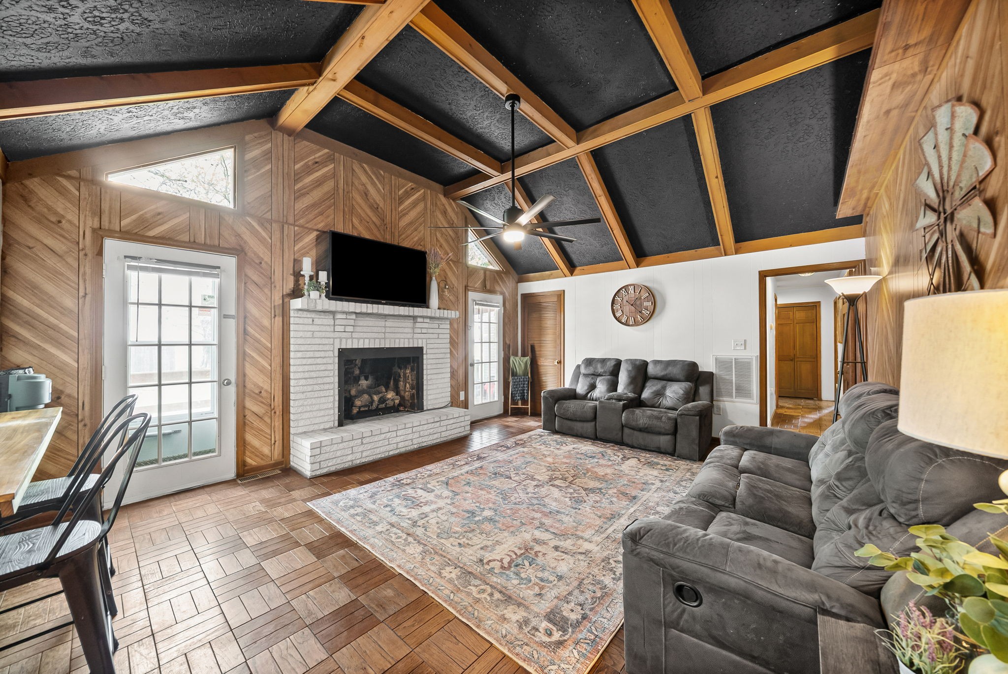 3801 Allegre Road Elkton, KY 42220 - Photo 5 of 36 a living room with furniture flat screen tv and a fireplace