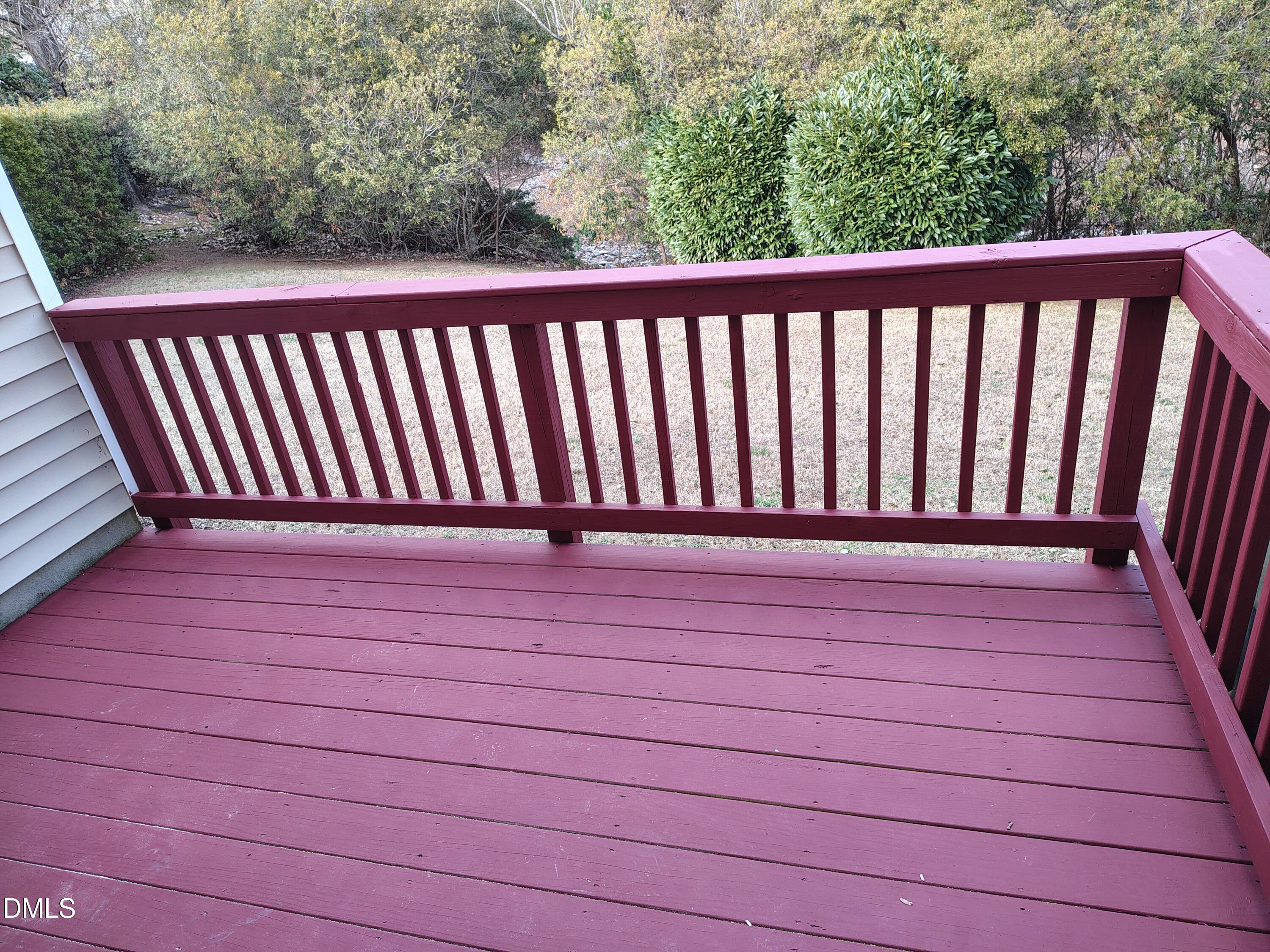 831 Davidson Point Road Cary, NC 27513 - Photo 8 of 22 a view of deck with a chair