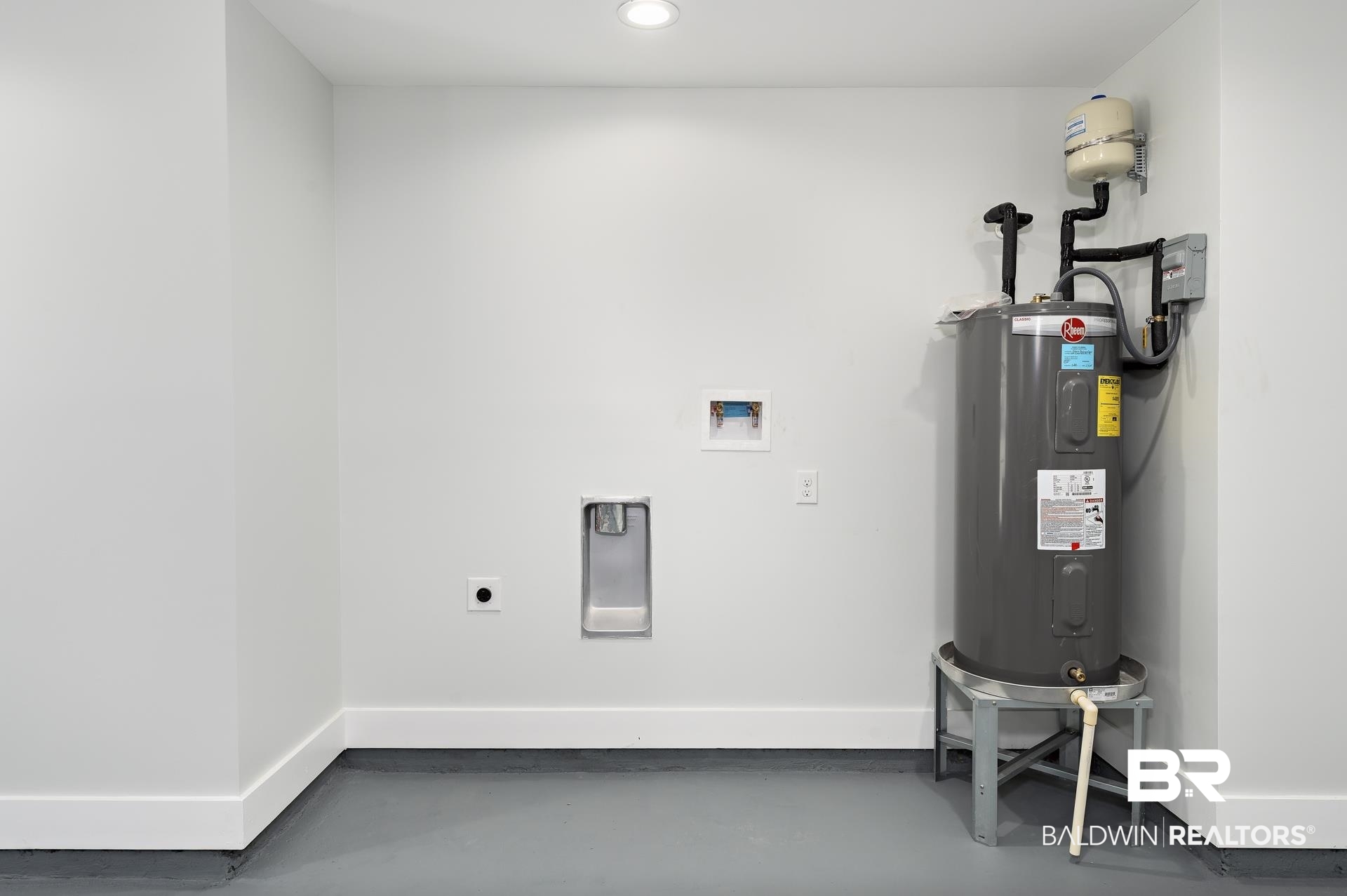 6001 Camp Halls Mill Road Mobile, AL 36619 - Photo 44 of 52 Utility room featuring electric water heater