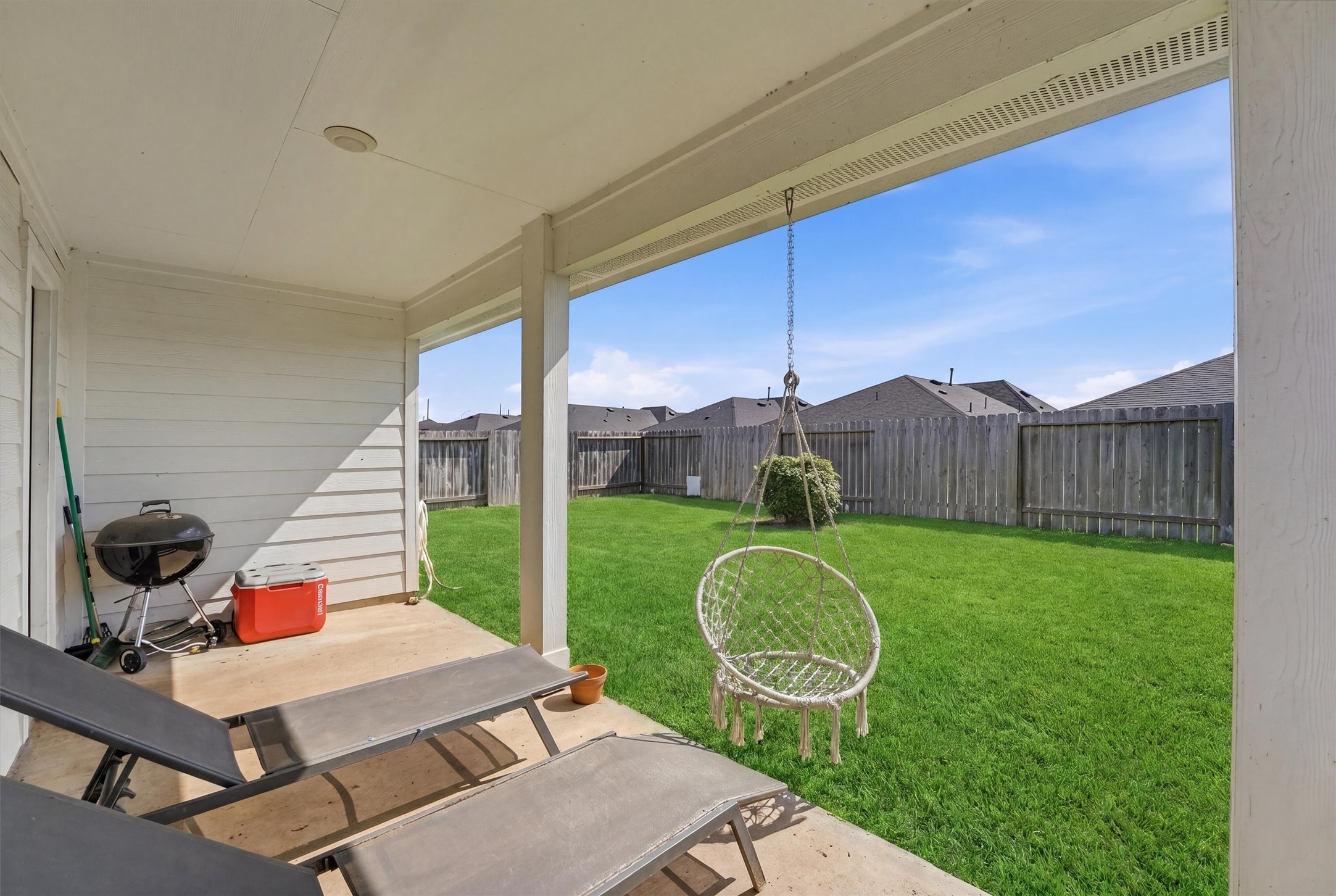 3815 Haydon Rdg Lane Fulshear, TX 77441 - Photo 23 of 33 Covered patio retreat
