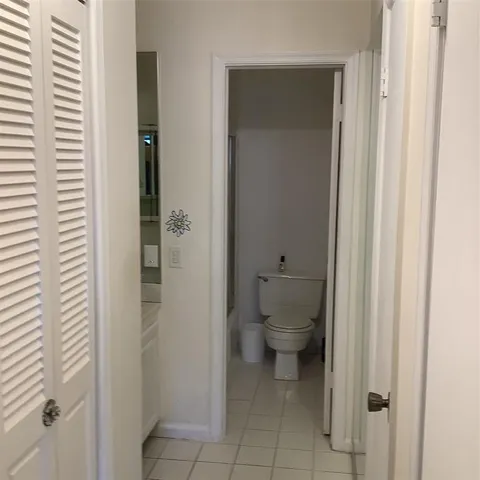 a bathroom with a toilet