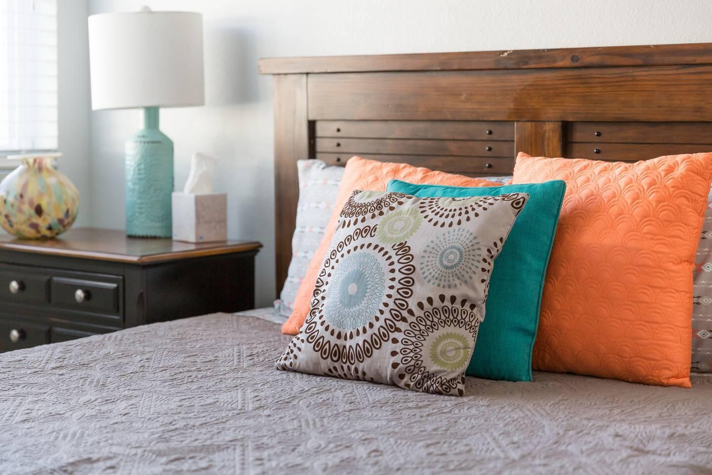 82191 Waring Way Indio, CA 92201 - Photo 16 of 42 a bedroom with a bed and a dresser