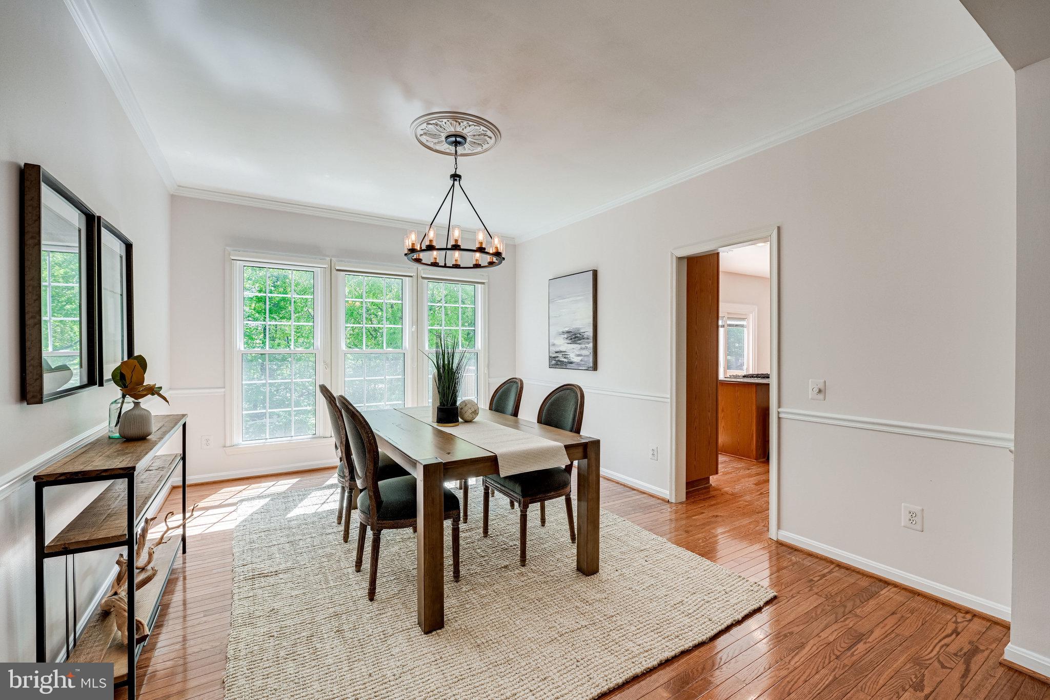 7829 Gambrill Woods Way Springfield, VA 22153 - Photo 12 of 57 Dining Room opens to Kitchen