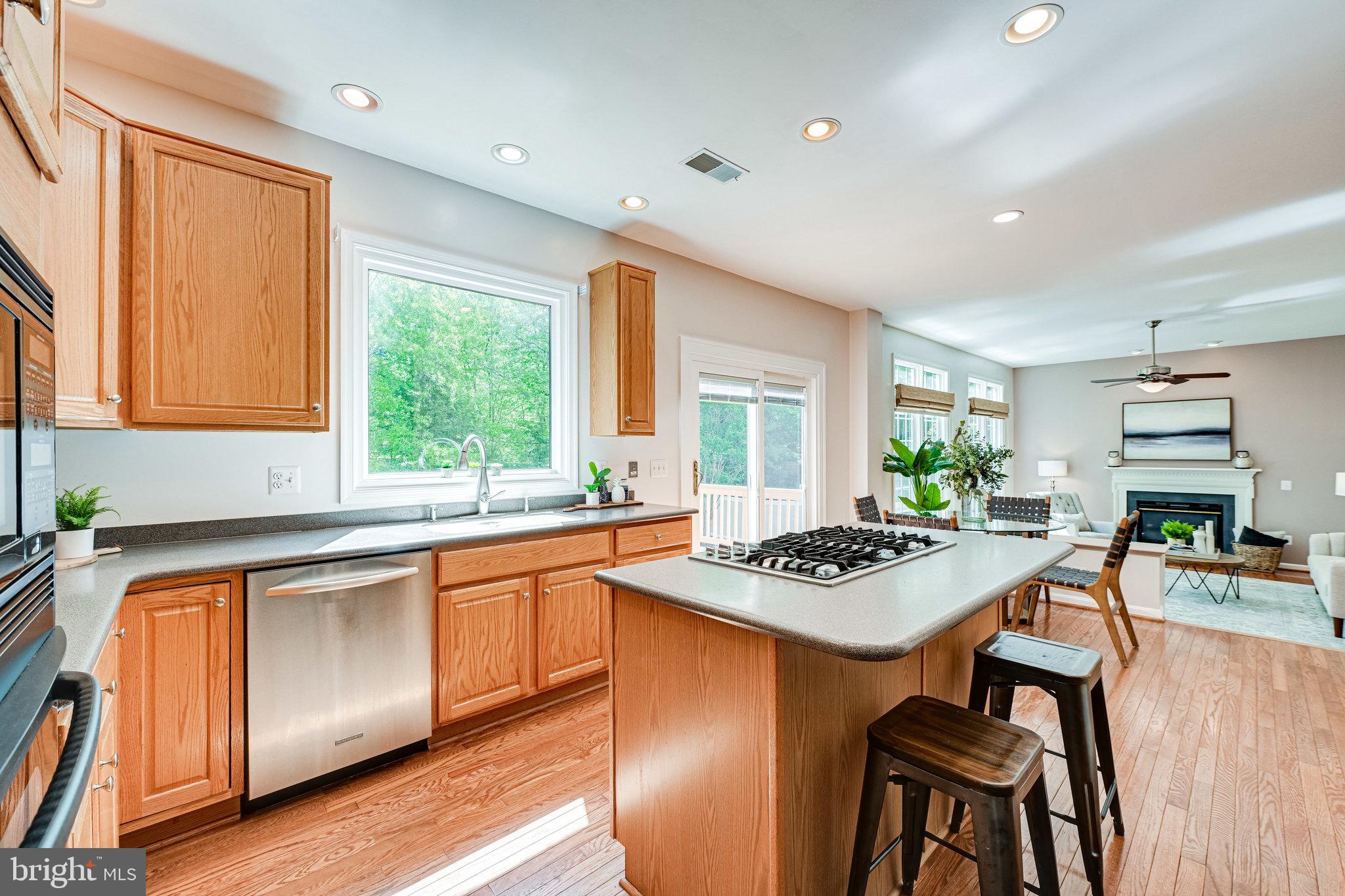 7829 Gambrill Woods Way Springfield, VA 22153 - Photo 15 of 57 Kitchen w/ Center Island