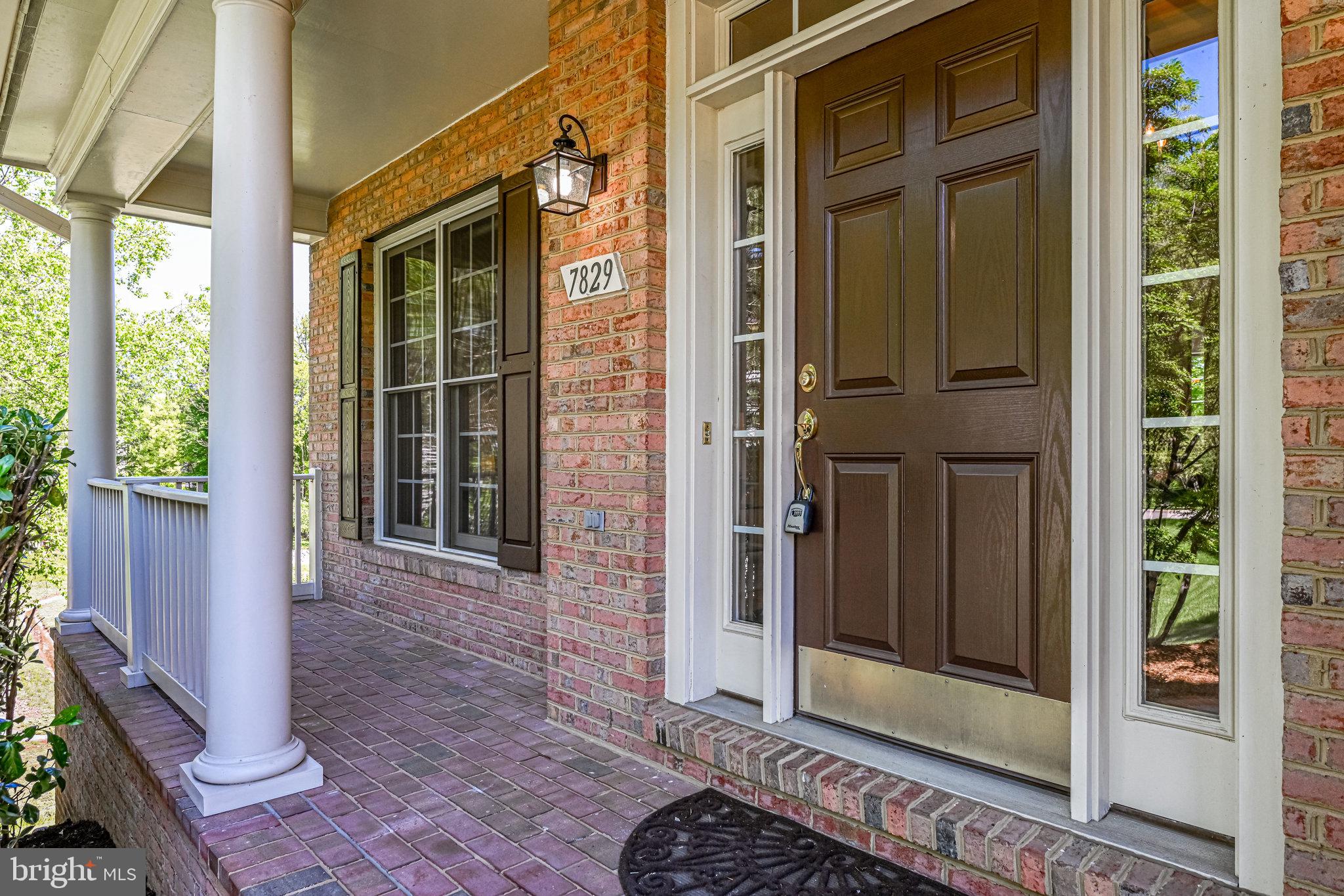 Inviting front porch