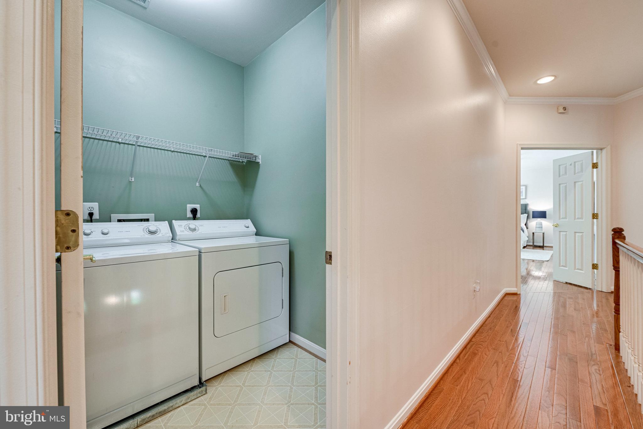 7829 Gambrill Woods Way Springfield, VA 22153 - Photo 47 of 57 Separate Laundry Room on Bedroom Level