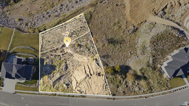1211 West Fallow Way Ogden, UT 84414 - Photo 3 of 20 Aerial view of property and surrounding area with property boundaries highlighted