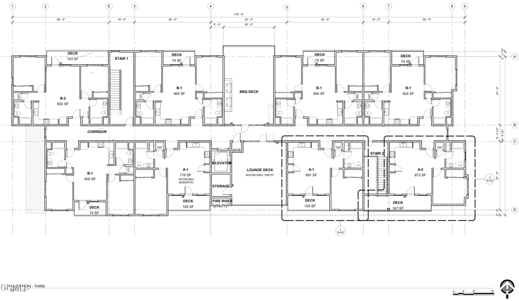1239 South C Street Oxnard, CA 93033 - Photo 10 of 12 a black and white photo of a living room