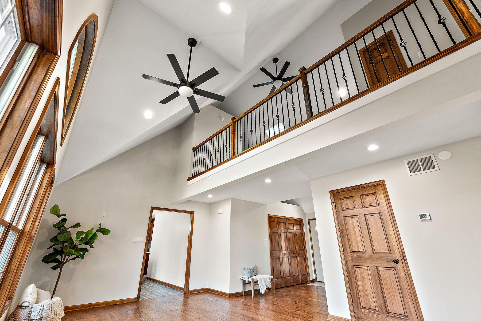 375 Reif Drive Hebron, IN 46341 - Photo 13 of 58 a view of an entryway with wooden floor