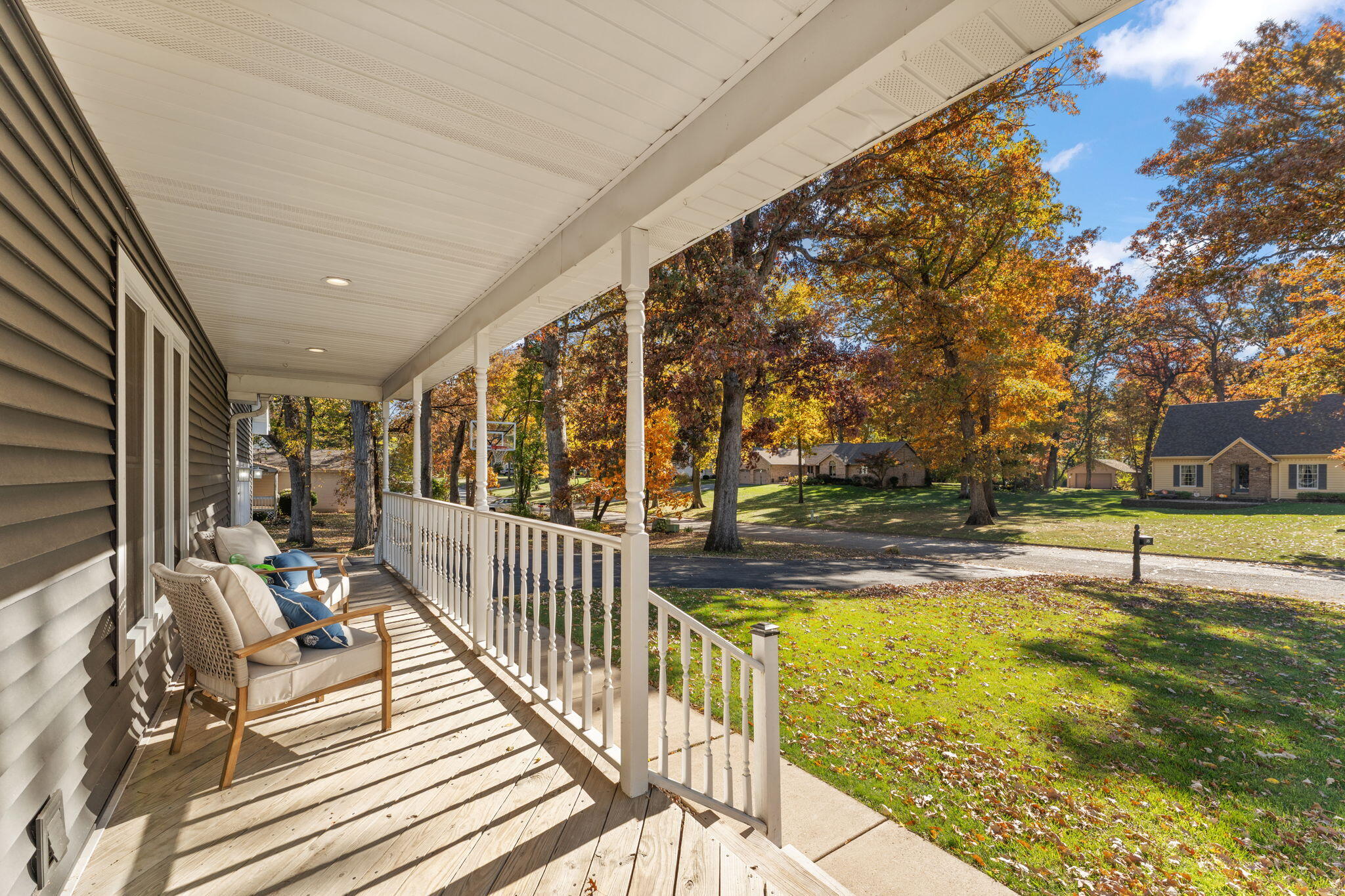 375 Reif Drive Hebron, IN 46341 - Photo 7 of 58 a view of swimming pool with outdoor seating