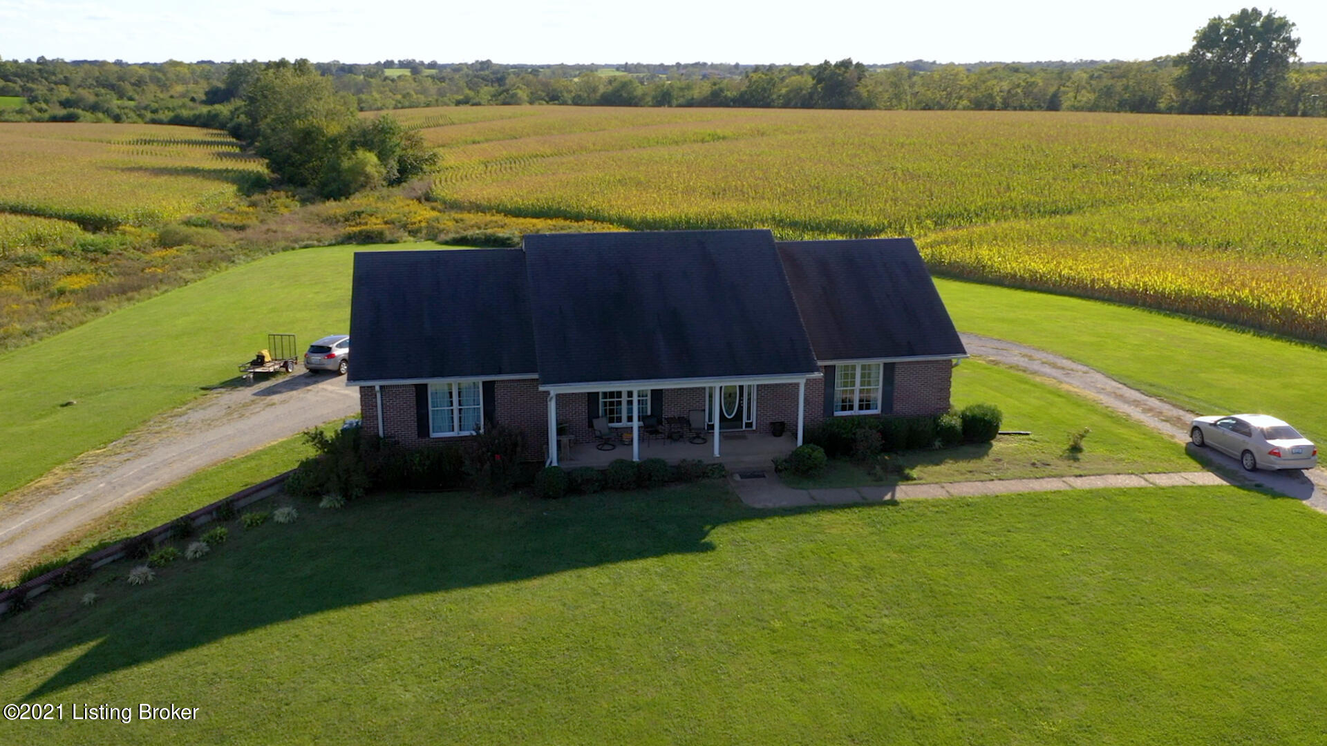 4403 Sulphur Road Sulphur, KY 40070 - Photo 25 of 37 View of the home with surrounding acreage . This home sits on 1.2 acres (+/-)