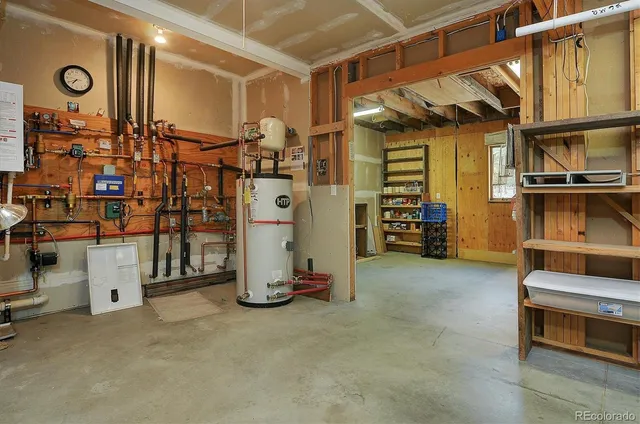 a view of storage and utility room