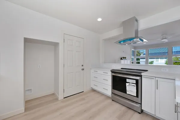 a view of an empty room