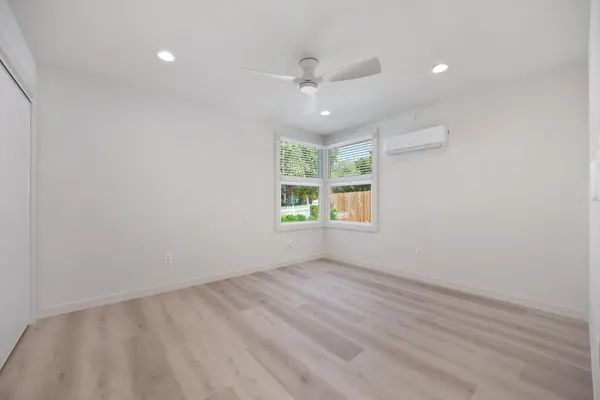 wooden floor in an empty room