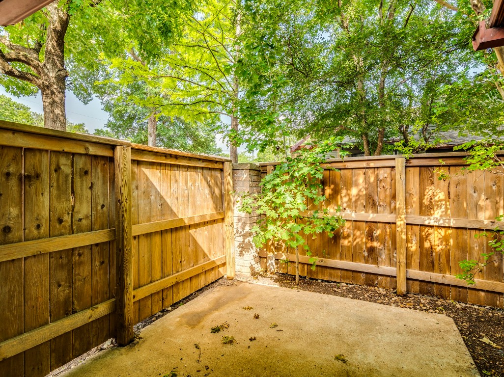 3815 Menchaca Road, Unit 19 Austin, TX 78704 - Photo 12 of 14 a view of a backyard of the house