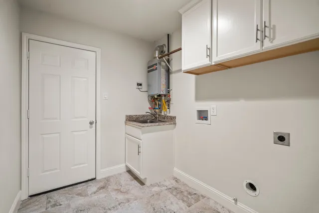 a bathroom with a sink