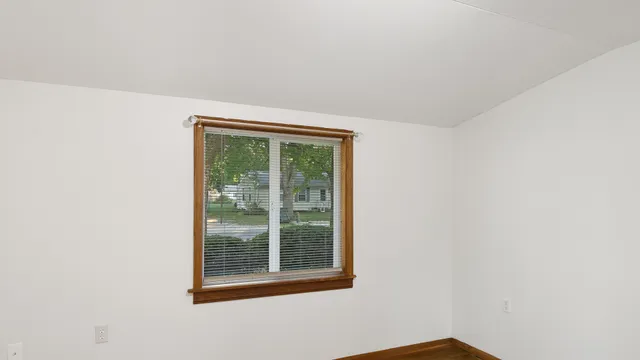 a view of a window in a room