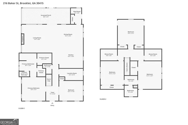$774,900 | 216 Baker Street, Brooklet, GA 30415