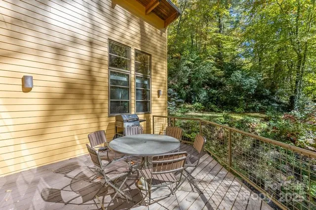 a view of a outdoor seating area