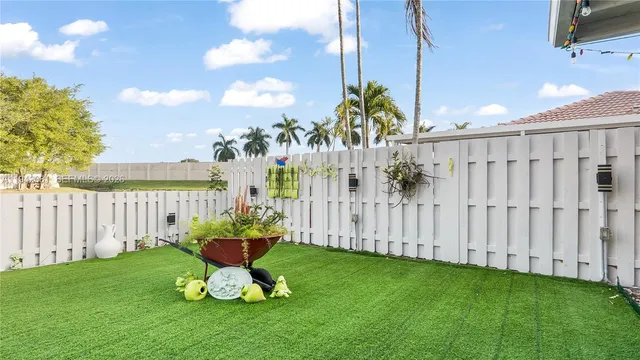 a view of an outdoor sitting area