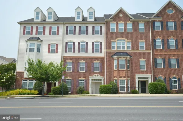 a front view of a building