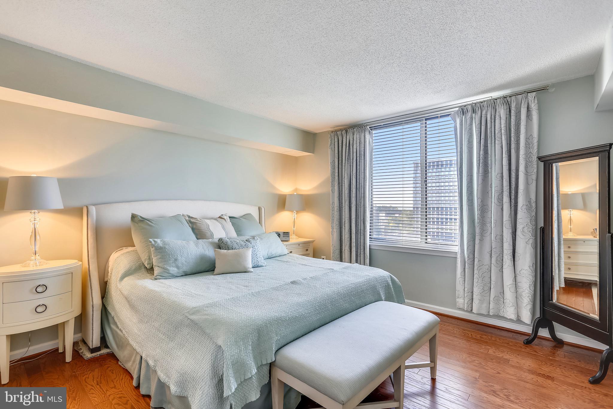 11710 Old Georgetown Road, Unit 901 North Bethesda, MD 20852 - Photo 11 of 32 Master bdrm w/ hardwood floors