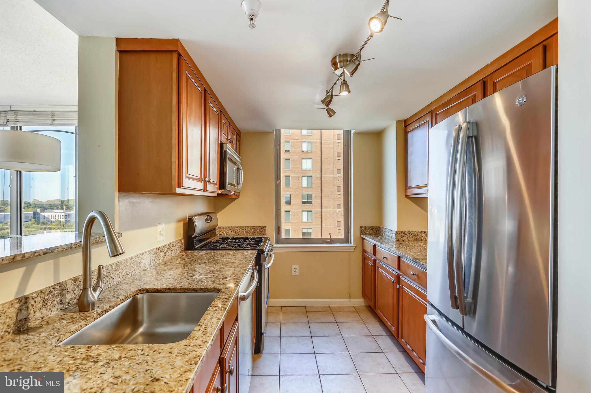 11710 Old Georgetown Road, Unit 901 North Bethesda, MD 20852 - Photo 5 of 32 Granite countertops and breakfast bar