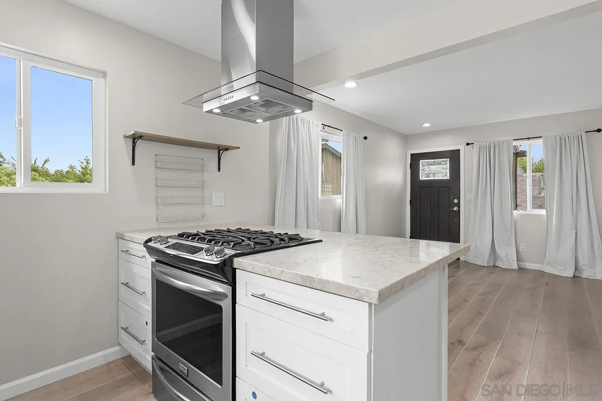 3539 Granada Avenue San Diego, CA 92104 - Photo 15 of 35 a kitchen with a stove and a refrigerator