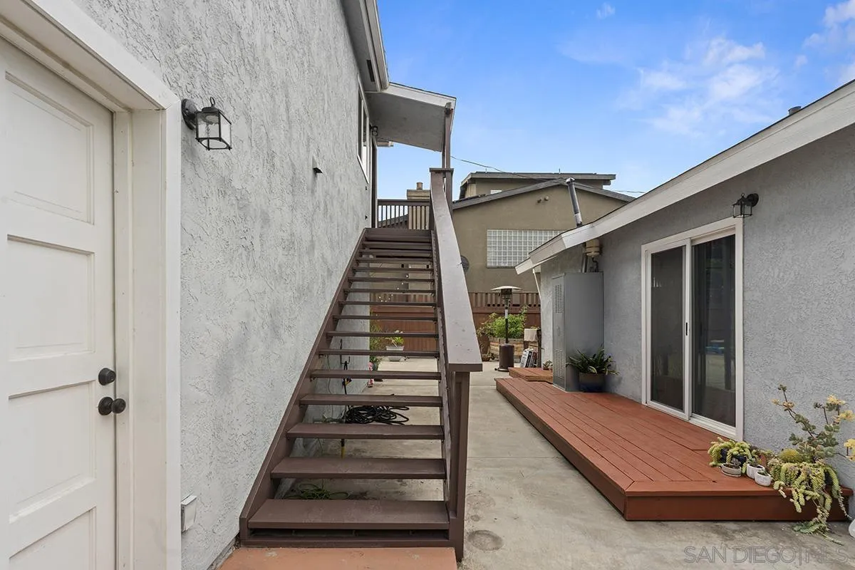 3539 Granada Avenue San Diego, CA 92104 - Photo 6 of 35 a view of a hallway with staircase