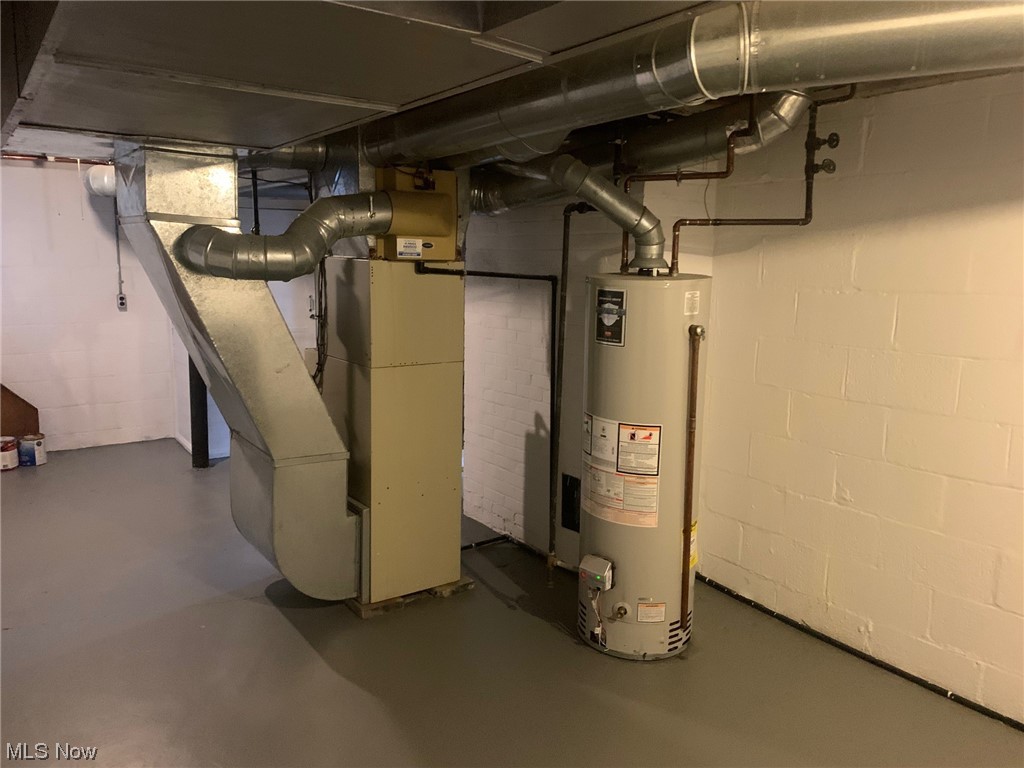1456 Evanston Road Lyndhurst, OH 44124 - Photo 28 of 32 Basement with water heater