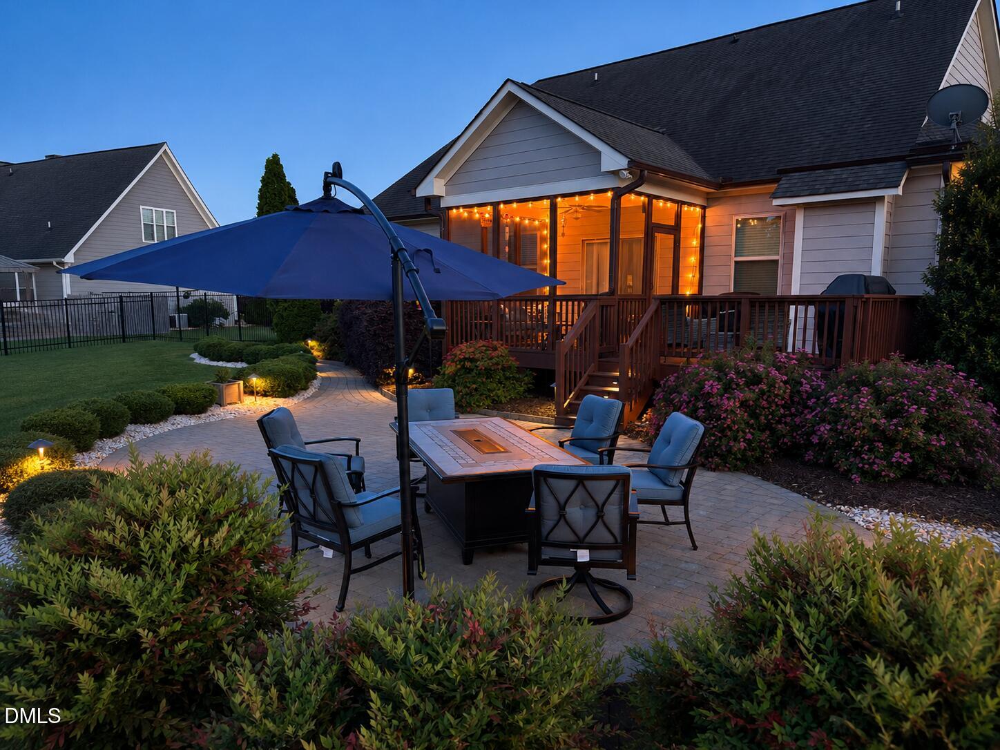 8320 Pin Cherry Drive Willow Spring, NC 27592 - Photo 40 of 48 Dusk
