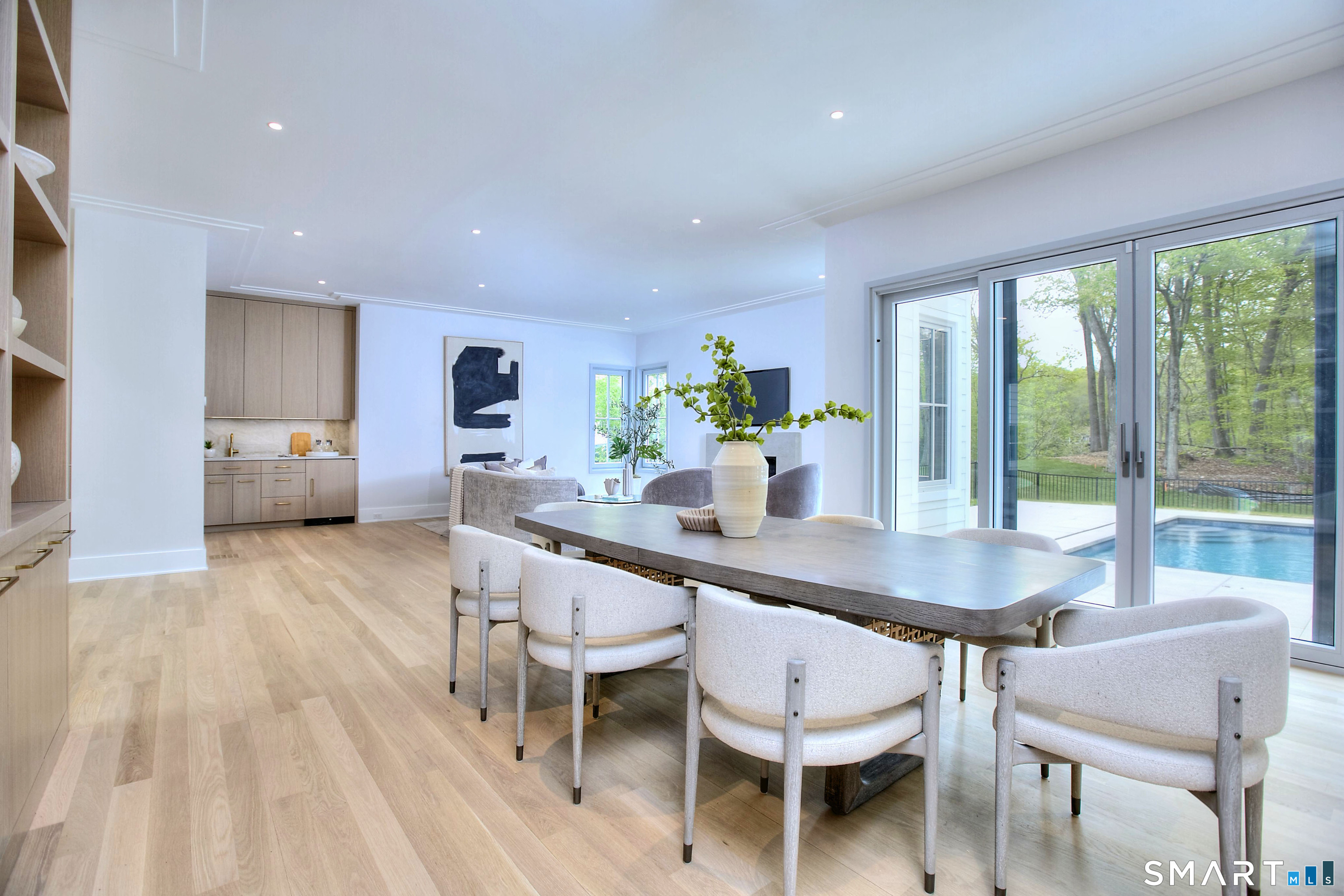 159 Easton Road Westport, CT 06880 - Photo 11 of 40 Sliders and ten foot ceilings make the space light, bright, and spacious.