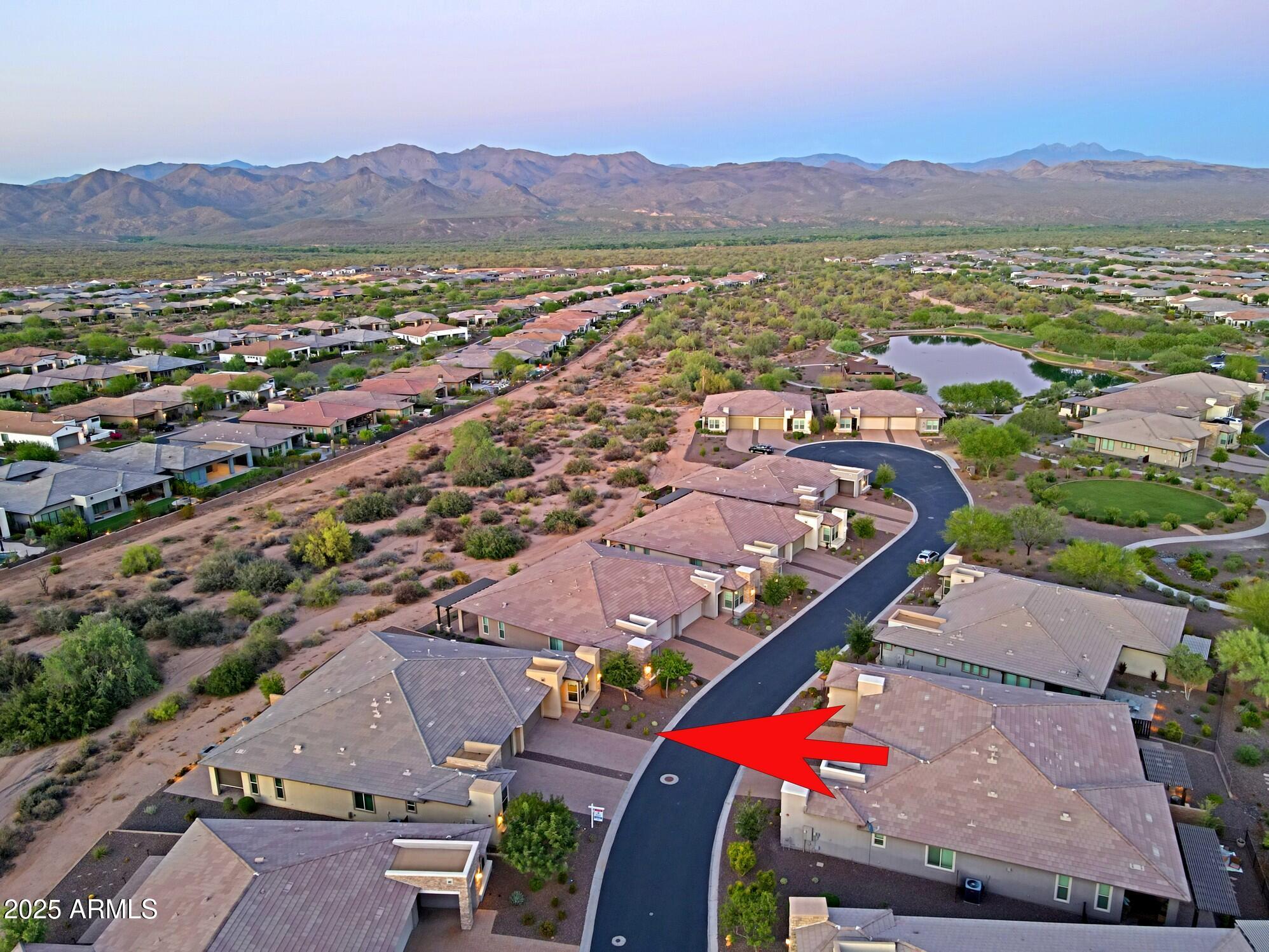 17668 East Chevelon Canyon Circle Rio Verde, AZ 85263 - Photo 4 of 59 an aerial view of residential houses with outdoor space