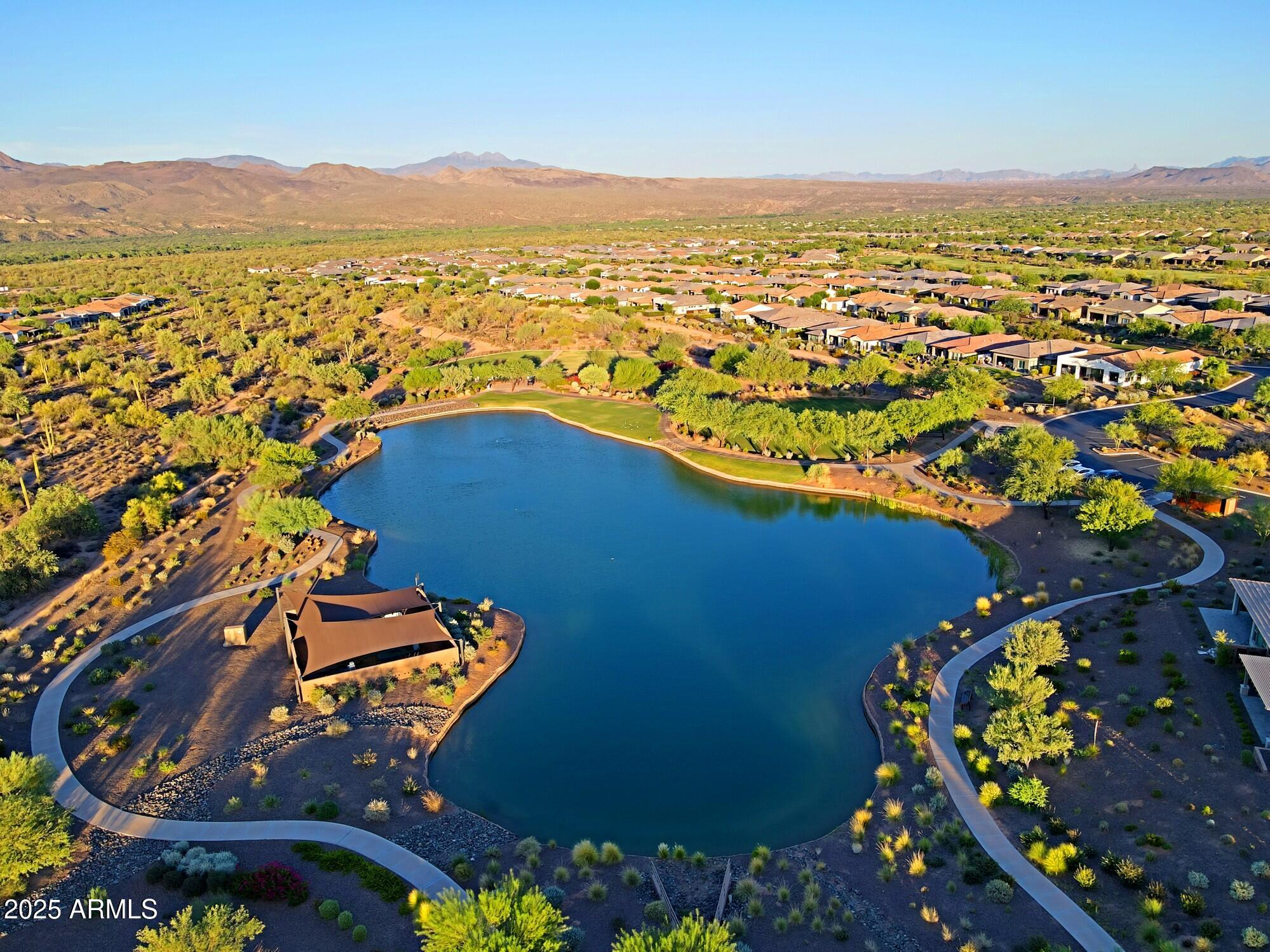 17668 East Chevelon Canyon Circle Rio Verde, AZ 85263 - Photo 43 of 59 an aerial view of residential houses with outdoor space