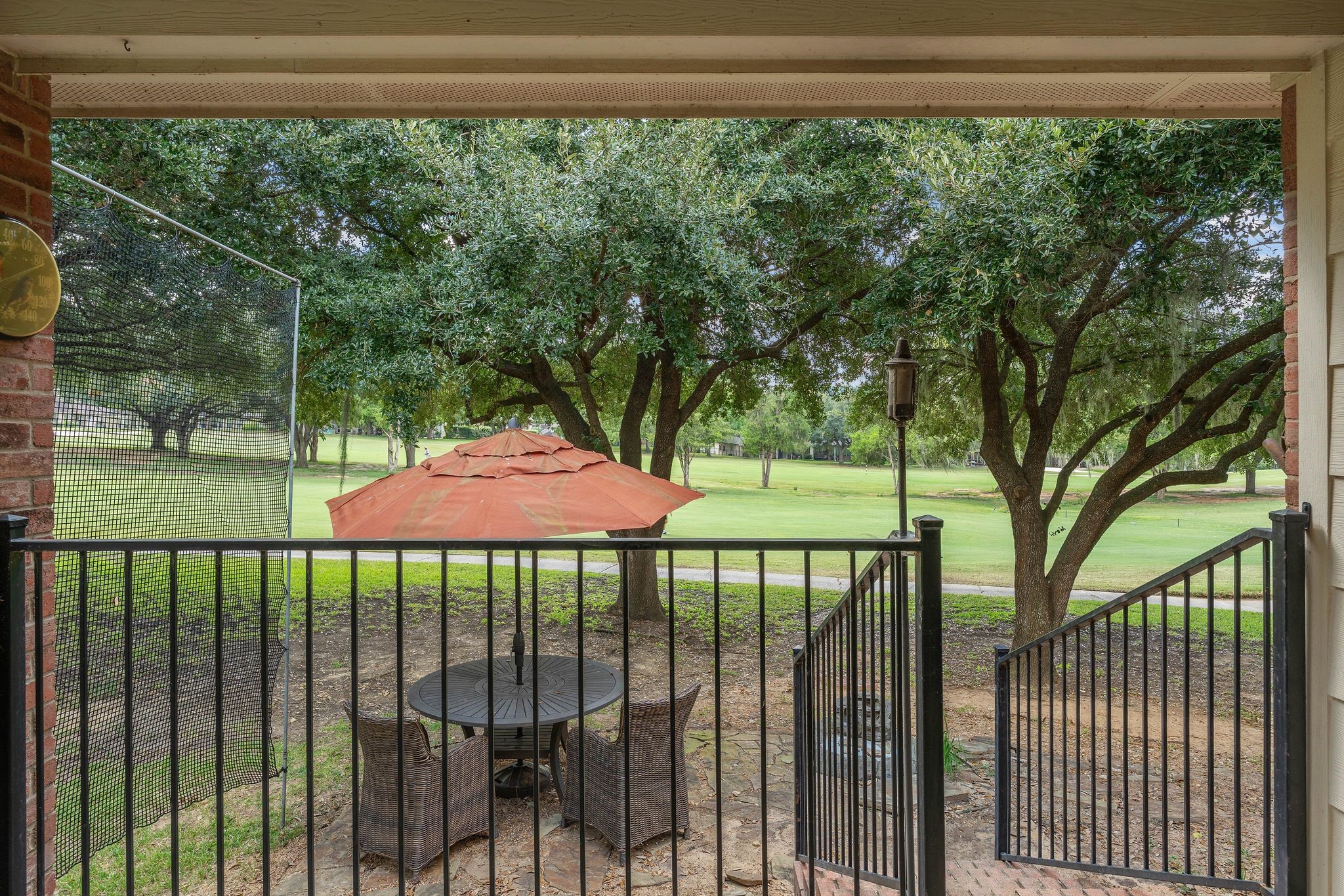 166 April Cove Montgomery, TX 77356 - Photo 32 of 37 Peaceful outdoor setting surrounded by mature trees and community green space.