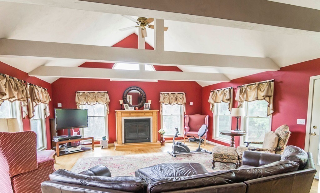 247 Town Farm Road Warren, MA 01083 - Photo 7 of 28 a living room with furniture and a fireplace
