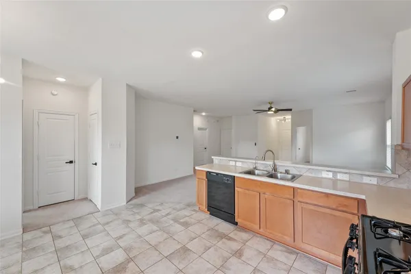 a bathroom with a sink double vanity and a mirror