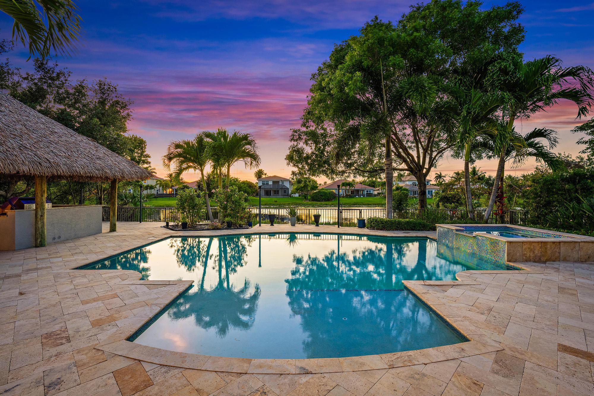 340 Rudder Cay Way Jupiter, FL 33458 - Photo 36 of 87 Pool & Lake View