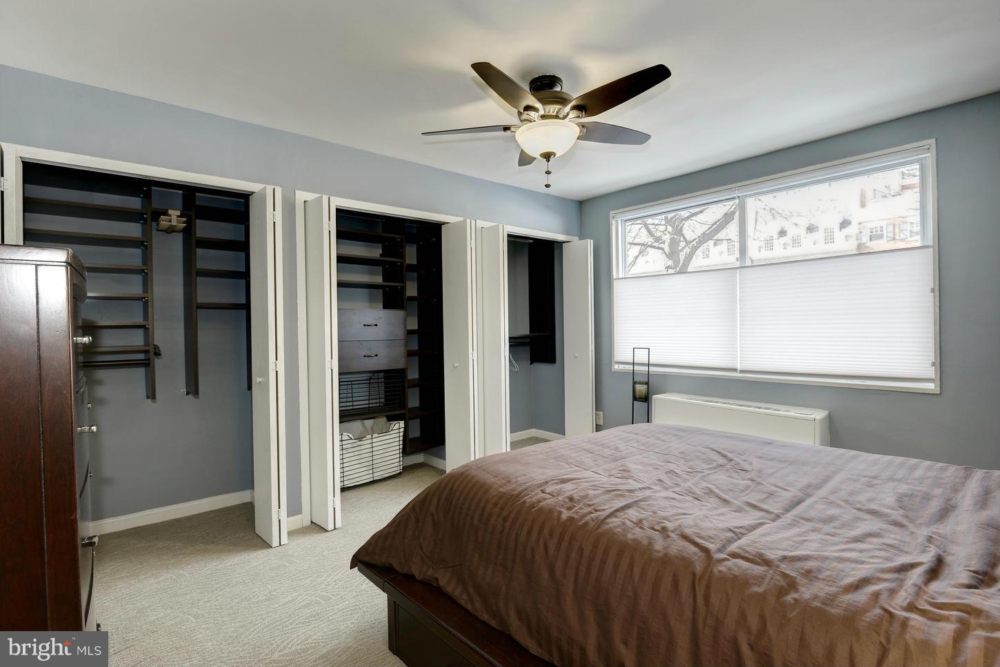 2829 Connecticut Avenue Northwest, Unit 114 Washington, DC 20008 - Photo 12 of 17 Custom built-in closets in bedroom