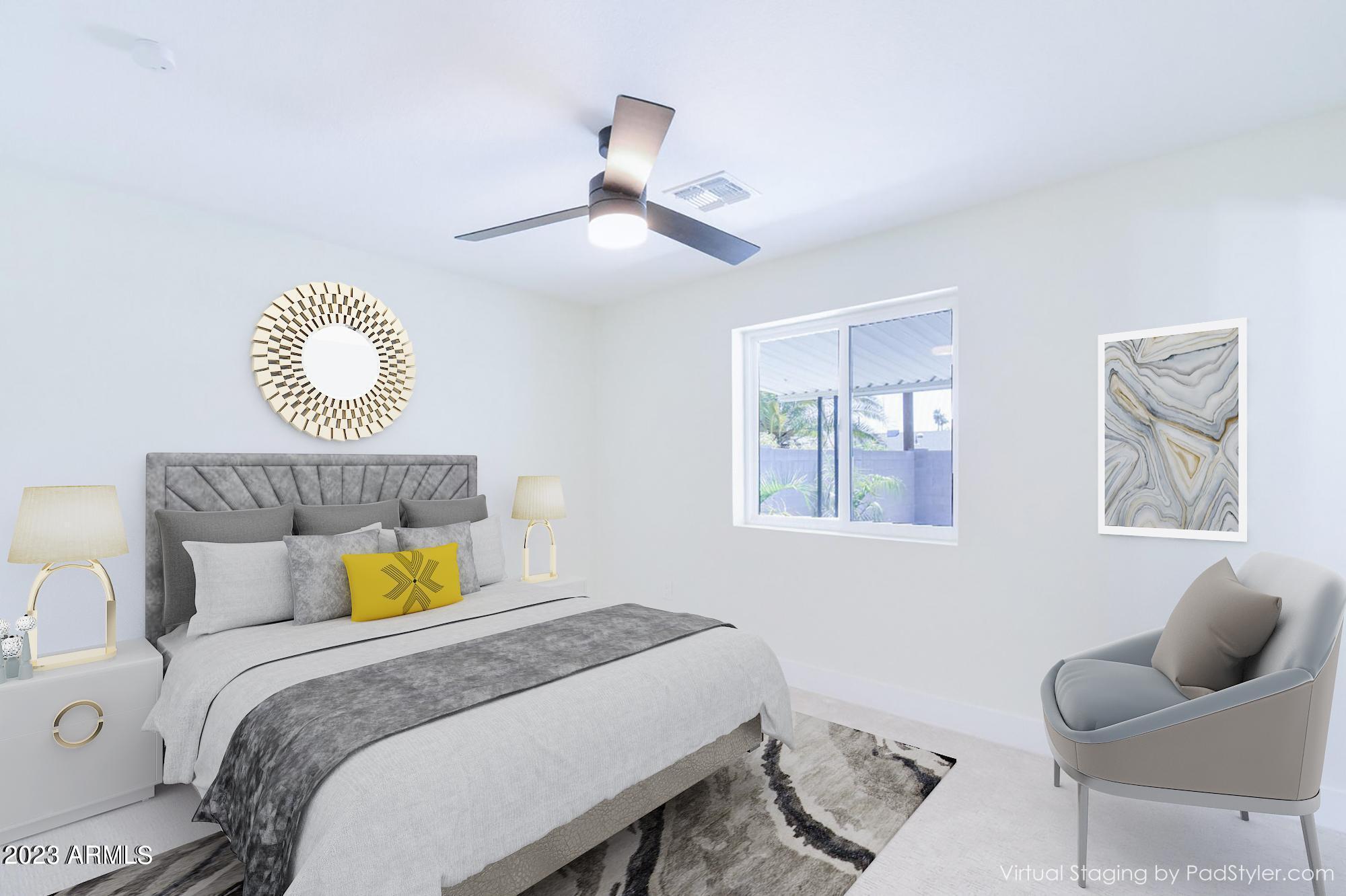 401 East Fillmore Street Tempe, AZ 85288 - Photo 14 of 32 Primary Bedroom Staged
