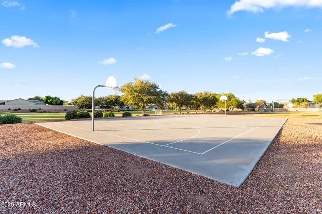 a view of an ocean and a yard