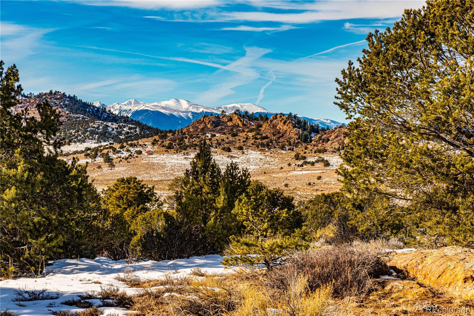 740 Dilley Road Westcliffe, CO 81252 - Photo 11 of 36 a view of a yard with mountain view