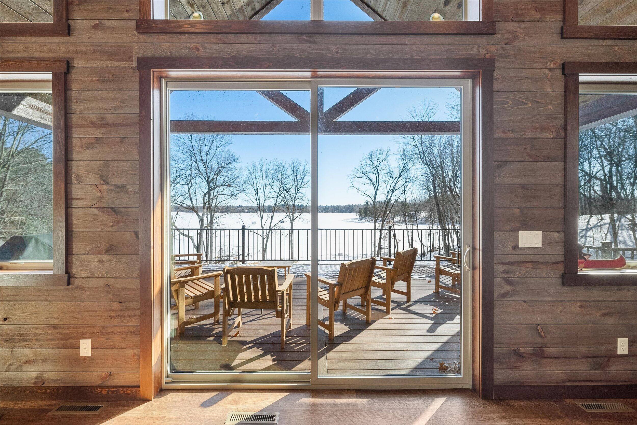 W5053 Wilson Road Springwater, WI 54981 - Photo 10 of 78 10-Backyard Deck View